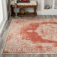thumbnail image 4 of JONATHAN Y MODERN PERSIAN 5 x 8 Area Rug, Rosalia Cottage Medallion - Peach/Ivory, MDP403F-5, 4 of 11