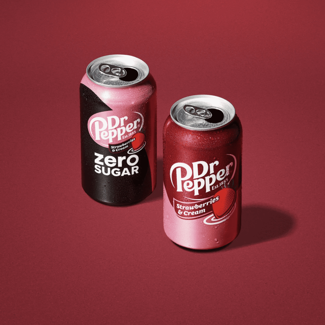 Dr. Pepper Zero Sugar Strawberries & Cream Soda 12 Ubuy Chile
