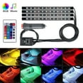 thumbnail image 2 of PVUEL 4 Pcs LED Car Interior Strip Lights Atmosphere Neon Lamp APP Remote Control With Sound Active Function, 2 of 11