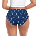 thumbnail image 3 of Womens Underwear white anchor cool navyblue Cuteness No Show Seamless Underwear for Women, Soft Stretch Women's Panties, Hipster Ladies Panties Bikini Underwear Briefs, 3 of 6