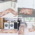 thumbnail image 6 of Kitchen Rugs and Mats Non Skid Washable Spring Flowers Leaf Kitchen Mat and Rug Set,Floor Cushion Absorbent Rug,Rubber Backed Area Rugs for Kitchen Laundry, 6 of 7