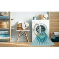 thumbnail image 2 of Ahgly Company Machine Washable Indoor Rectangle Transitional Tron Blue Area Rugs, 2' x 3', 2 of 7
