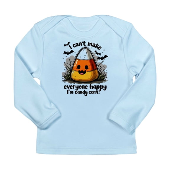 CafePress - I Can't Make Everyone Happy I'm Candy Corn Long Sleeve Infant T Shirt - Long Sleeve Infant T-Shirt