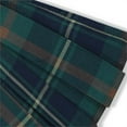 thumbnail image 5 of HAOTAGS Plaid Skirts for Girls,Comfortable School Uniform High Waisted Short Pleated Skirt Green 7-8, 5 of 7