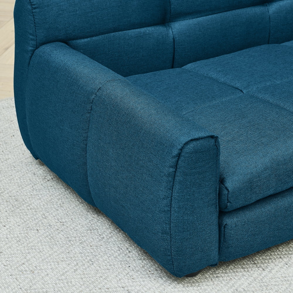 Jakoola 51" Extra-Large Pet Bed Couch, Big Dog Sofa for Large and Oversized Dogs, 43.5" Seat Width, Blue