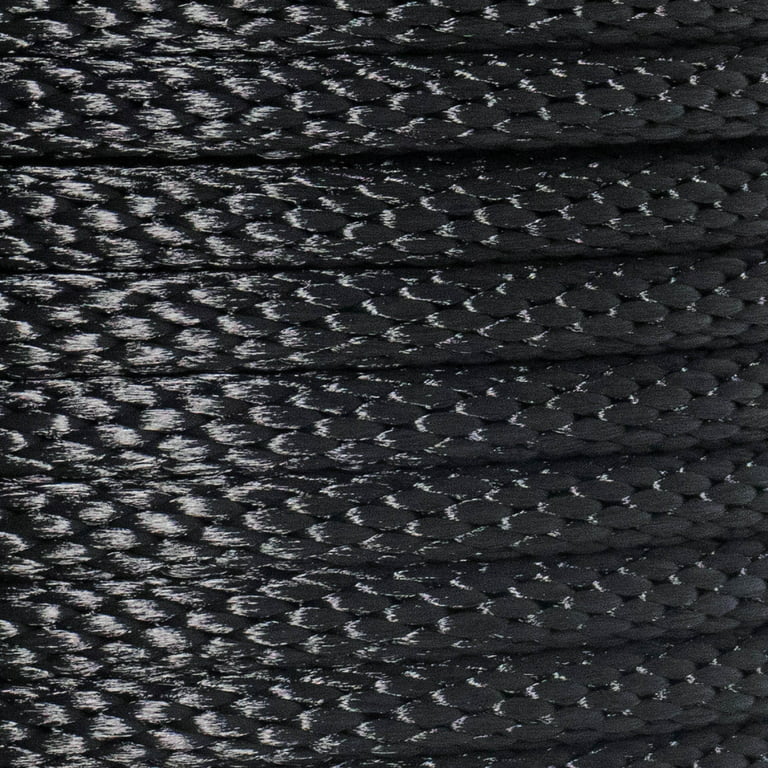 Golberg Braided Nylon Rope with Galvanized Wire Core - High Tensile  Strength Cable Halyard for Flagpoles - 3/8 Inch x 100 Feet