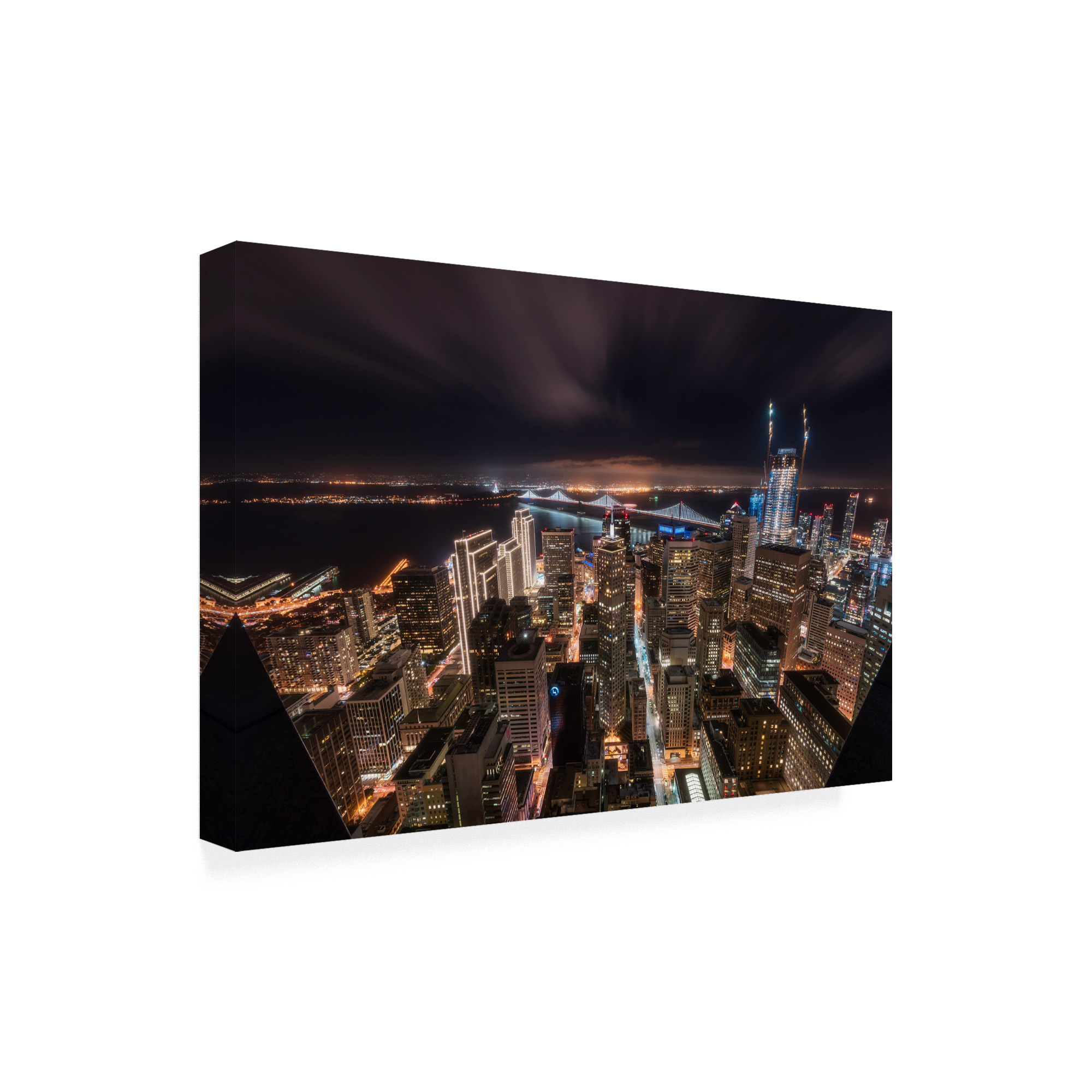 Trademark Fine Art 'SF Look Down' Canvas Art by Bruce Gett