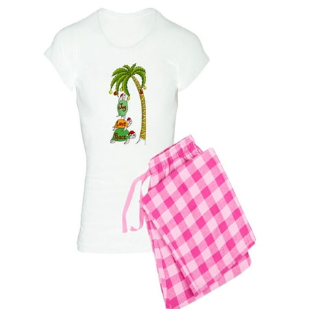 

CafePress - Hawaiian Christmas Turtles - Women s Light Pajamas