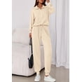 thumbnail image 4 of Conjunto Deportivo PRETTYGARDEN para Mujer Otoño 2 Piezas con Sudadera con Cierre XL, 4 of 8