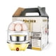 thumbnail image 5 of Huevo Al Vapor Mini escalfador de huevos de cocina, vaporizador eléctrico de 2 capas para huevos, apagado automático (amarillo) Hugtrwg Libre de BPA, 5 of 9