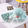 thumbnail image 2 of ZHENHONG Sun Hats for Girls Girls 45696 Age Straw Hat Tourism Sun Hat Flower Children Sun Hat And Bag Set Hats, 2 of 2