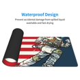 thumbnail image 4 of Pofeuu American Astronaut Runs Forward Print Desk Mat for Keyboard and Mouse，Computer Desk Matt for Desktop，Large Mouse Pad for Desk，Desk Pads on Top of Desks 12x31.5in, 4 of 8