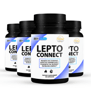 4 Pack Lepto Connect, increases energy and helps improve metabolism-60 Capsules x4