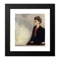 thumbnail image 2 of Odilon Redon 12x13 Black Modern Framed Museum Art Print Titled - Baroness Robert De Domecy (1900), 2 of 5