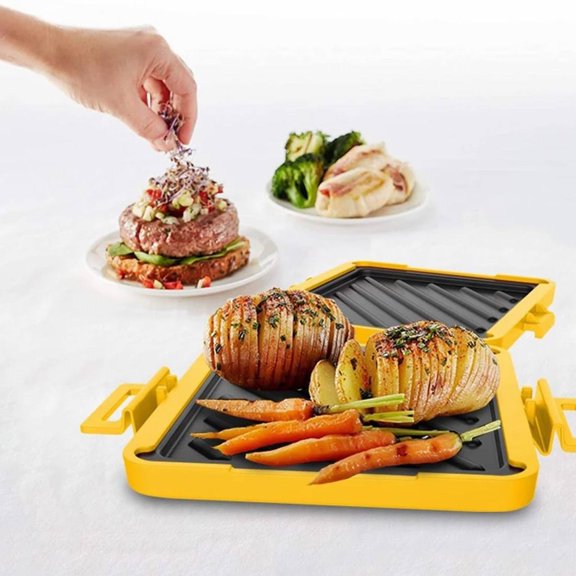 Microwave Toastie Sandwich Maker, Micro Toastie Maker, Microwavable Toastie Maker, Toastie Maker with Adjustable Silicone Straps, No Electricity, Wireless