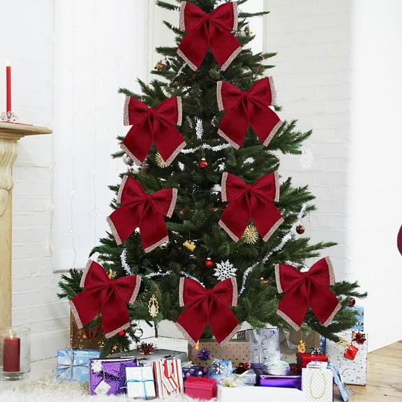 WEGFTDUOP Christmas Tree Decoration Pearl Bow Hanging Ornament