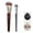 Red, variant on Pozyie BK Beauty Brush Set - A506 and 101 Concealer Brush, Contour Foundation Brush with Powder Puff - Essential Brushes for a Perfect Makeup Look