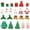 Multi, variant on Arborister 23pcs Christmas Miniature Figurines Resin Figurines Xmas Party Favors Gifts Random Style
