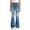 Blue, variant on OGLCCG Ripped Flare Jeans for Teen Girls Skinny High Waist Denim Pants Kids Casual Straight Bell Bottom Trousers with Pockets 6-13 Years