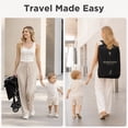 thumbnail image 3 of QPlay Toddler Lightweight Travel Stroller for Airplane, Foldable & Compact Stroller for Baby Aged 6 Months to 3 Years old, One-Hand Fold, Easy Storage with Backpack and Adjustable Canopy, 3 of 11