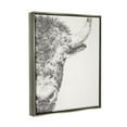 thumbnail image 5 of Stupell Industries Rural Bison Animal Drawing Detailed Graphite Wildlife Drawing Print Luster Gray Floating Framed Canvas Print Wall Art, Design by Ethan Harper, 5 of 5