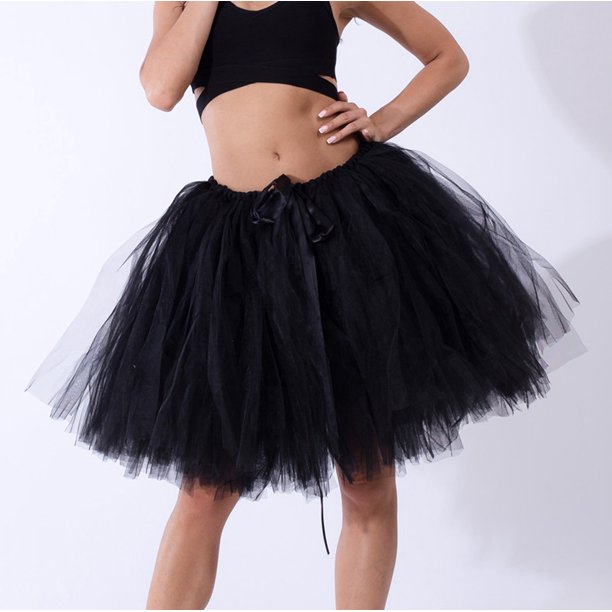 Skirts For Women Trendy Womens High Quality Pleated Gauze Short Skirt Adult Tutu Dancing Skirt 