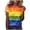 A-Orange21, variant on Yuannlog Women Tshirts Summer Crew Neck Rainbow Print Short Sleeve O Neck T Shirts Tops Casual Ladies Comfort Soft T-Shirts