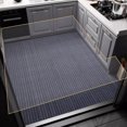 thumbnail image 4 of YAOMOBB Oil-proof Kitchen Rug Kitchen Floor Mat Striped Rectangle Solid Color Non slip Thick Shaggy Super Water Oil Absorbent, 4 of 7