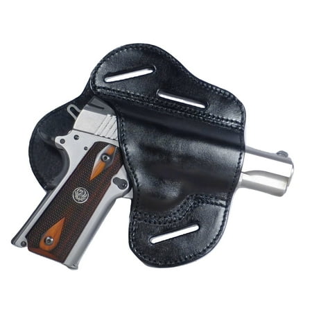 Tactical Scorpion Gear 3 slot Leather Fast Draw Holster: Fits 1911 Colt (Best Colt Python Leather Holster)