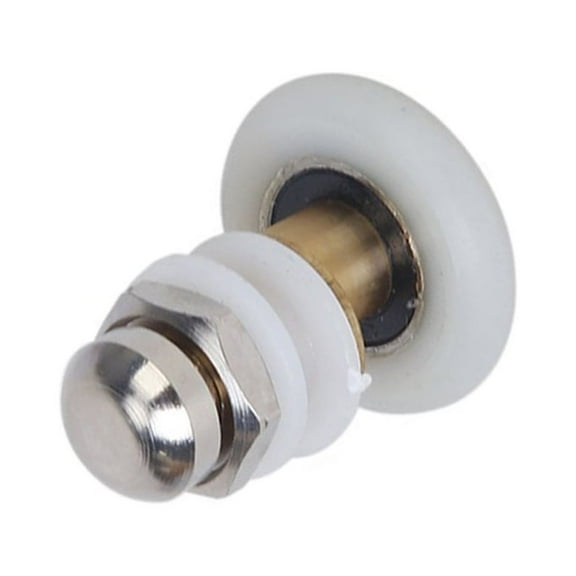 6 Pcs Replacement Shower Door Runner Wheels Shower Door Roller Big Bearing Glass Arc
