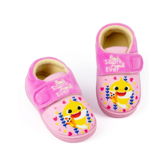 Baby Shark Chaussons Mocassins Roses pour Filles