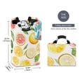 thumbnail image 2 of Yayeee Freestanding Laundry Hamper with Handle Collapsible Large Storage Basket for Clothes, Candy Lemon, 2 of 7