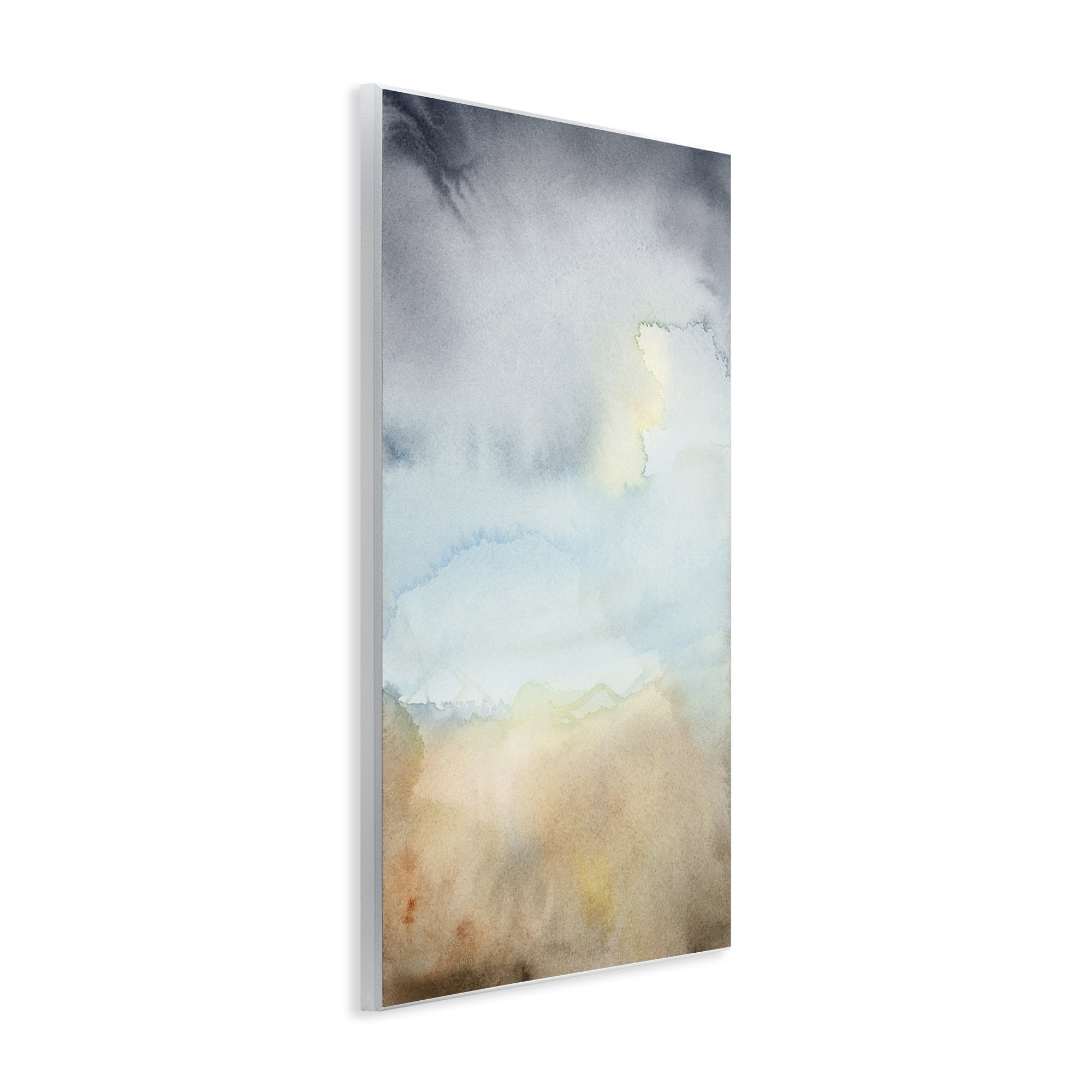 Stupell Industries Soft Fluid Landscape Abstract Painting Unframed Art Print Wall Art, 13 x 19
