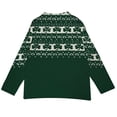 thumbnail image 5 of BODOAO Women's St Patrick's Day Cardigan, Shamrock Print Long Sleeve Button Down Knit Sweater with Open Front, Soft Cozy Irish Lucky Top for Festive Holiday Outfits Hot Pink L, 5 of 5