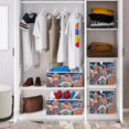thumbnail image 6 of Foldable Fabric Storage Bin Home Cubes Clothing Organizer Bins Large Collapsible Box Basket for Home Organizer Cartoon Colorful House, 6 of 7