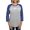 Heather/Blue, variant on CafePress - Justvotebanner2.Jpg Long Sleeve T Shirt - Womens Baseball Tee