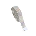thumbnail image 1 of CSChome Self-adhesive Ribbon Self-adhesive Faux Crystal Rhinestones Needlework Hot Fix Chain Sticker Ribbon DIY Gift Wrapping Package Party Decoration, 1 of 7