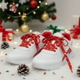 thumbnail image 4 of Linnome Christmas Design Shoelaces, Holiday Themed Laces for Athletic Shoes and Boots, Long-Lasting Polyester Festive Footwear Accessory, 4 of 6