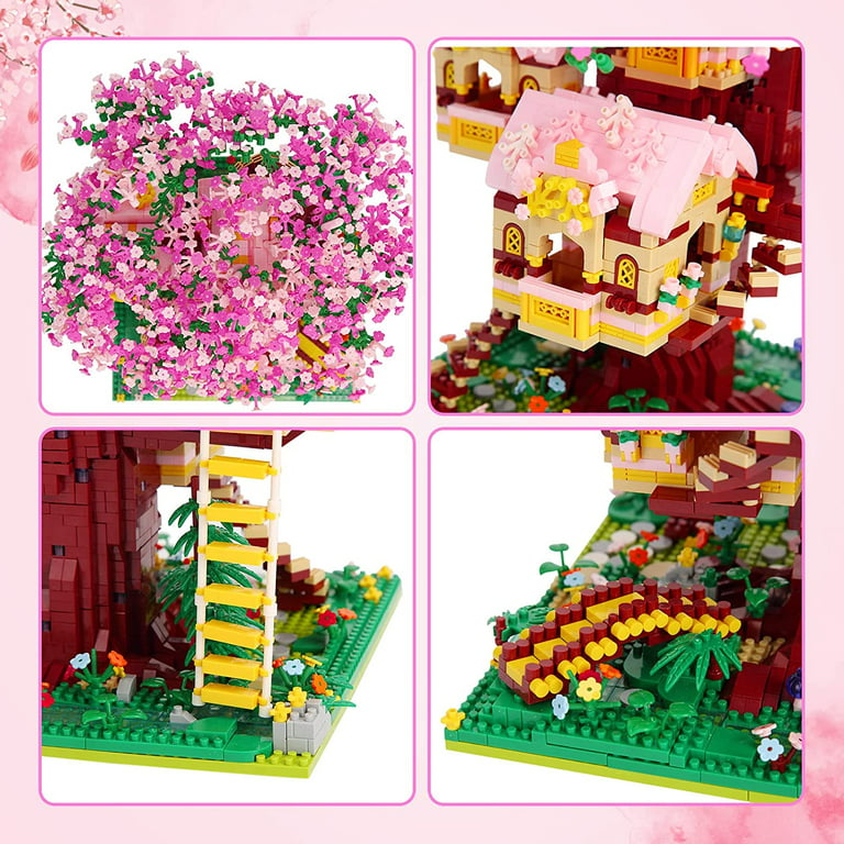 OundarM Mini Bloc de Construction pour la Gare des cerisiers Japonais,  Sakura Botanical Collection pour Adultes, 14+ Teens, Home Decor  Accessories, Not Compatible with Lego (3668 Pcs) : : Jeux et Jouets