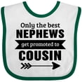 thumbnail image 3 of Inktastic Only the Best Nephews Get Promoted to Cousin Boys or Girls Baby Bib, 3 of 4