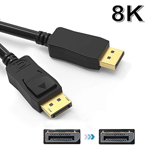 8k Displayport 1 4 Cable 6 Feet Vesa Certified Display Port Cable 6ft Ukyee Dp To Dp 1 4 Cable Cord With 1440p 144hz 1080p 240hz 4k 1hz 8k 60hz Hdr Hbr3 Support Gold Walmart Com 8k Displayport 1 4 Cable 6 Feet Vesa Certified Display Port Cable 6ft Ukyee Dp To Dp 1 4 Cable Cord With 1440p 144hz 1080p 240hz 4k 1hz 8k 60hz Hdr Hbr3 Support Gold Walmart Com