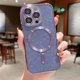 thumbnail image 3 of For Magsafe Electroplate Lens Protector Phone Case For iPhone 15 11 12 13 14 Pro Max Plus Wireless Charge Bumper Glitter Cover, 3 of 5