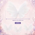 thumbnail image 2 of Giant Butterfly Decorations 3PCS, 20" Big Butterfly Decorations Party Giant, Large Butterflies Decor for Valentine’s Day, Wedding, Birthday, Banquet Decor (White), 2 of 10
