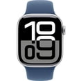 thumbnail image 2 of Apple Watch Series 10 (GPS + Cellular) 46mm Silver Aluminum – Denim Sport Band, 2 of 4