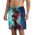 thumbnail image 2 of I Am Groot Mens Swim Trunks Quick Dry Board Shorts Beach Shorts Swimwear Bathing Suits, 2 of 8