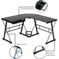 Best Computer Gaming Desk Modern PC Office L Shaped Desk with Free CPU