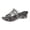Black, variant on Women Sandals Solid Color Open Toe Buckle Soft Sole Breathable Casual Walking Shoes For Spring And Summer ,Us Size:8