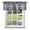Multicolor, variant on Camper Window Valance for Kitchen, Mountain Pine Trees Tent Forest Rustic Nature Rod Pocket Short Curtains for Small Windows, Light Filtering Decorative Valances, 42 x 12 Inches