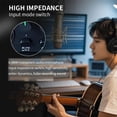 thumbnail image 2 of Audio Interface Professional Sound Card with Monitoring Electric Guitar Live Recording for Studio Singing Microphone, 2 of 8