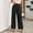 Black, variant on Generic Women's High Waist Wide Leg Pants Business Work Office Casual Long Pants Belted Trousers